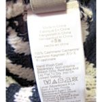 J.Crew NWT Cashmere Relaxed Crewneck Sweater in Navy Snow Stripe L Photo 7