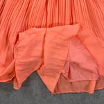 Pretty Garden Pleated Mini Romper Size Large Spaghetti Strap Coral Pink Photo 5