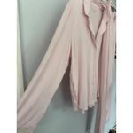 Victoria's Secret  Pink Modal ‎ Lace Pajama Set Long Sleeve Pants L Photo 1