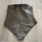 SKIMS NWT  RUBBERIZED SCUBA SWIM STRAPLESS ONE PIECE 4X Photo 3