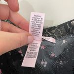 Victoria's Secret Victoria’s Secret Black Floral Camisole Lace Trim Cami Tank Top 90s Y2K ~ Size M Photo 6