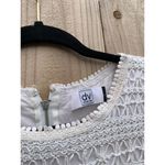 Dolce Vita Size Large Crochet Lace Dress Fully Lined Summer Beach‎ Knit Spring White Photo 3
