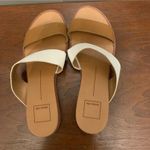 Dolce Vita Women's Brown White Paci Wedge Slides Sandals Shoes Size 7.5 EUC Photo 1
