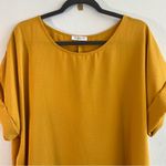 Chic Soul Blouse Do Your Job Top in Gold Kiwi Sz XL EUC Photo 6