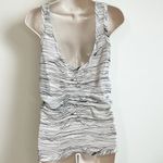 Urban Outfitters Silence + Noise  Scoop Neck Asymmetrical Tank Top Pullover White Photo 2