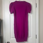 Moda International Sweater Dress Puffy Sleeves Embellished Pink Size Large Photo 1