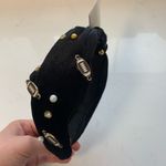 Target Footballs and Studs Velvet Top Knot Headband - Black - NWT Photo 3