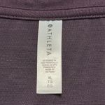Athleta NWOT  Shanti Lace Long Sleeve‎ Crop Top Thumbholes Purple Size XL Photo 11