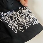 Tanya Taylor  Amber Embroidered One Shoulder Dress Black 18 Photo 4