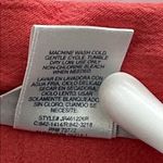 Cabin creek Vintage Cotton Crinkle Coral Blazer Jacket Shoulder Pads Pockets 14 Photo 9