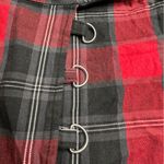 Wild Fable Red and Black Plaid Skirt Photo 2