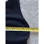 CRZ Yoga  Black Cropped Racerback Athletic Longline Tank Sports Bra Photo 4