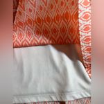 Takara  Vibrant Orange Geometric Maxi Dress Photo 7