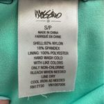 Mossimo Bikini Swim Top Bottom Indigo Night Navy Blue Isle Green Dot Pin Photo 2