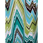 Notations  Womens Petite Chevron Wrap Top PM Polyester Spandex Photo 2