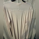 KyeMi  women’s cream colored Lightweight Midi cardigan size large w/pockets Photo 6