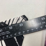 SOMA‎ Black & White Handkerchief Hem Sleeveless Geometric Dress Photo 4