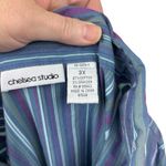 Chelsea Studio  tunic/knee-length shirt dress, size 3X, striped, 80s, retro, cute Photo 8