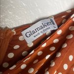 Glamaker Polka Dot Brown Wrap Dress Size L Size L Photo 6