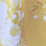 Eshakti Custom Yellow Floral Chiffon Shift Dress 4X Photo 1