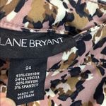 Lane Bryant  strech skinny pink leopard jeans 24 Photo 4