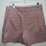 Loft  Women’s Size 4 Cargo Shorts Cut Off Mid Rise 4”Inseam Rose Shorts NWOT Photo 2