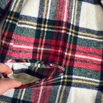 EXPRESS Vintage 90s  Tartan Plaid Wool Blend Padded Shoulder Two Button Blazer Photo 7