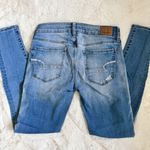 American Eagle AE Ripped Super Stretch Skinny Ripped Jeans 2 - Light Wash Photo 2