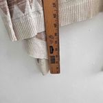 Wet Seal Aztec open Cardigan Sweater Large Brown Beige Long Sleeve Bohemian Photo 4