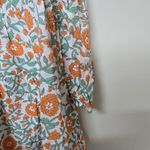Victoria Dunn Womens Floral Knee‎ Length Dress Sz L Spring Boho NWT Orange Size L Photo 5