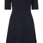 LK BENNETT Casey Dress Sloane Blue Navy Size 4 Professional Office Workwear Photo 0