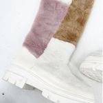 Free People Happy Thoughts Fur Paneled Colorblock Tall Winter Boots Size 40 Photo 8