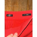 Loft Ann Taylor  Pants Size 2p Marisa Skinny Coral Pink Flat Front Stretch Ankle‎ Photo 7