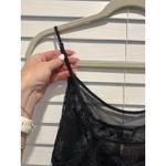 Victoria's Secret Vintage Gold Label Sheer Black Lace Teddy Small Dark Romantic Photo 6