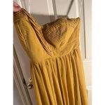 Aryn K  Strapless Yellow Maxi Dress NWT Sz. L Photo 3