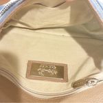 Roots  Brown Blue Soft Pebbled Leather Crossbody Bag Photo 2