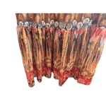 Rue 21 Y2k Maxi Skirt Size Medium Boho Tiered Midi Elastic Waist Fall Autumn Photo 2