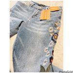 Ashley Mason Premium Embroidered Floral Jeans Photo 7