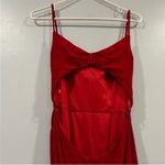 La Femme 28079 Red Ruched Jersey Trumpet Gown size 4 Photo 5