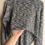 Black and White Knit Sweater Cutout Back Size Large Photo 6