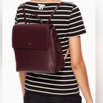 Kate Spade  Somerville Road Backpack mahogany plum leather ballerina pink lining Photo 1