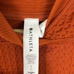 Athleta women’s flurry seamless cropped burnt orange hoodie Photo 2