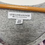 Karen Neuberger Lounge Tank Live Love Lounge Purple Gray Soft Knit Size Small Photo 1