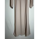 Show Me Your Mumu  3/4 Quarter Sleeve Wedding Guest/Bridesmaid Dress Size M Taupe Photo 5