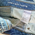 American Eagle  OUTFITTERS Distressed Super High Rise Shortie Jean Short 4 Photo 4