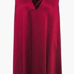 Valentino Garavani  Cutout velvet-paneled satin mini dress Photo 2