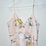 J.O.A. Blush Pink Celandine Floral Print Hi Low Midi Dress Photo 2