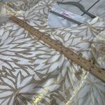 Lilly Pulitzer 4 Gold Ivory Silk Caftan Dress Palm Burst Bridal Resort Cocktail Photo 7