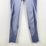 Gymshark  Sleek Sculpture 2.0 Mesh Insert Leggings In Blue Steel Gray S Photo 1