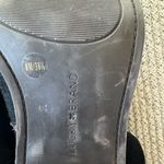 Lucky Brand Black Genuine Suede Leather Wood Block Heel Square Toe Booties Sz 8 Photo 7